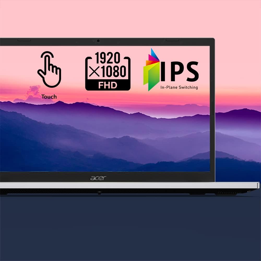 Aspire 3 A315-24PT-R0UX Slim Laptop, 15.6" Full HD IPS Touch Display, AMD Ryzen 5 7520U Quad-Core Processor, AMD Radeon Graphics, 16GB LPDDR5, 512GB Nvme SSD, Wi-Fi 6, Windows 11 Home