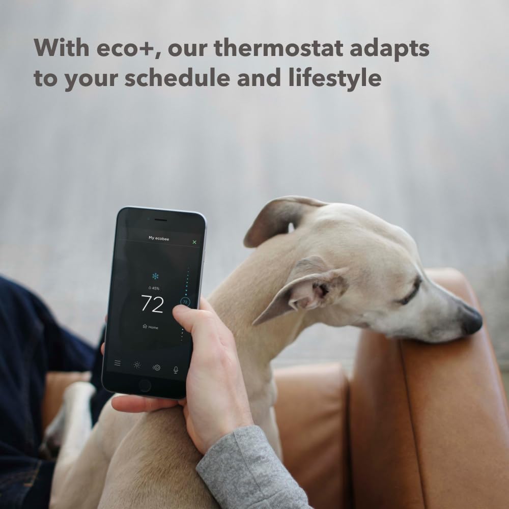 3 Lite Smart Thermostat with Whole Home Sensors Bundle (3 Lite Programmable Wifi Smart Thermostat, Smartsensor 1 Pack, Smartsensor for Doors & Windows 1 Pack) - Smart Home