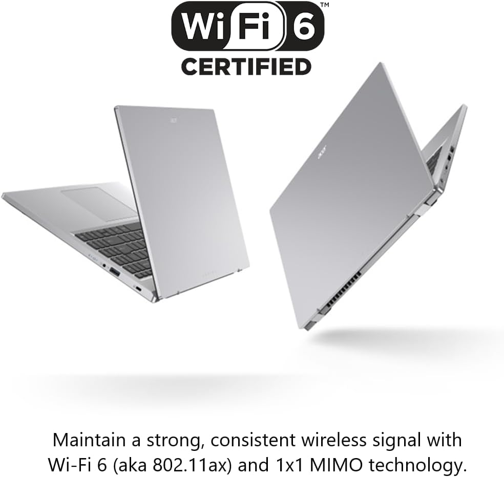 Aspire 3 A315-24PT-R0UX Slim Laptop, 15.6" Full HD IPS Touch Display, AMD Ryzen 5 7520U Quad-Core Processor, AMD Radeon Graphics, 16GB LPDDR5, 512GB Nvme SSD, Wi-Fi 6, Windows 11 Home