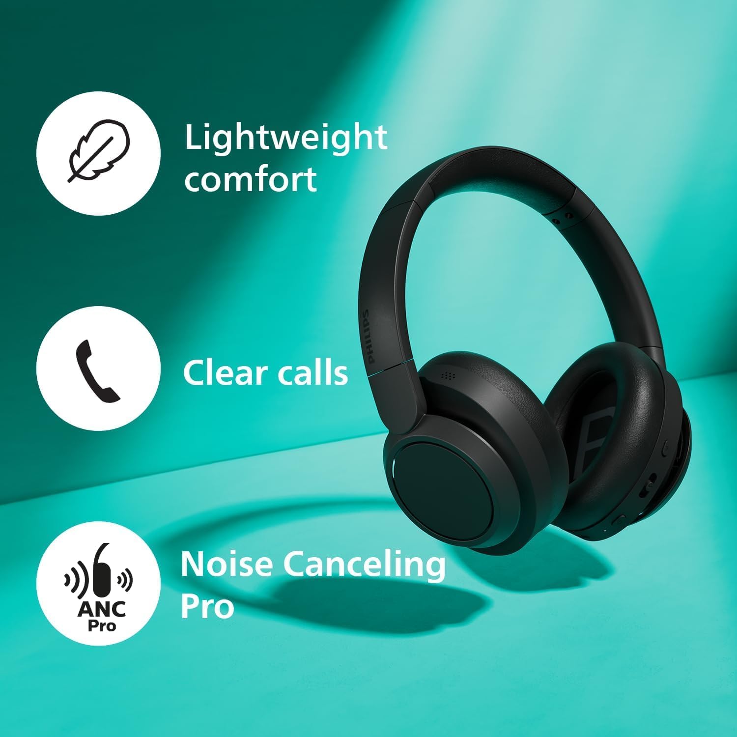 H6509 Wireless Headphones,Over-Ear Bluetooth Headphones with Noise Canceling Pro,Dynamic Bass,70H Battery Life,Fast Charging,Soft Ear Cups,Bluetooth 5.3, Multipoint Connectivity,App Control