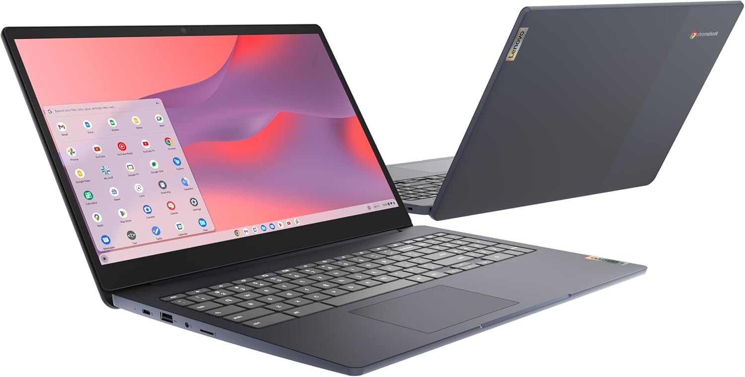 Ideapad 3I Chromebook, 15.6” FHD Display, Intel Celeron N4500, 8GB RAM, 64GB Emmc, 1920X1080 Px, 720P Camera, Chrome OS, Abyss Blue