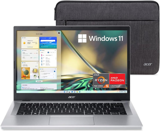 Aspire 3 A315-24PT-R0UX Slim Laptop, 15.6" Full HD IPS Touch Display, AMD Ryzen 5 7520U Quad-Core Processor, AMD Radeon Graphics, 16GB LPDDR5, 512GB Nvme SSD, Wi-Fi 6, Windows 11 Home
