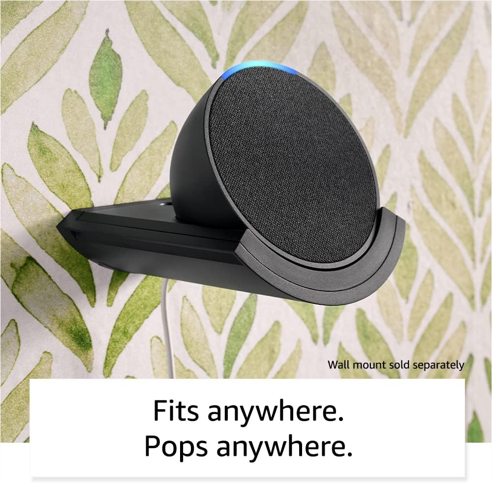Echo Pop (Latest Model) - Compact Alexa Speaker, Ideal for Any Space, Midnight Teal