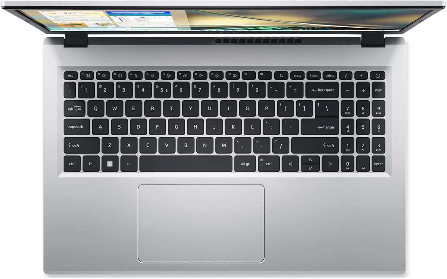 Aspire 3 A315-24PT-R0UX Slim Laptop, 15.6" Full HD IPS Touch Display, AMD Ryzen 5 7520U Quad-Core Processor, AMD Radeon Graphics, 16GB LPDDR5, 512GB Nvme SSD, Wi-Fi 6, Windows 11 Home