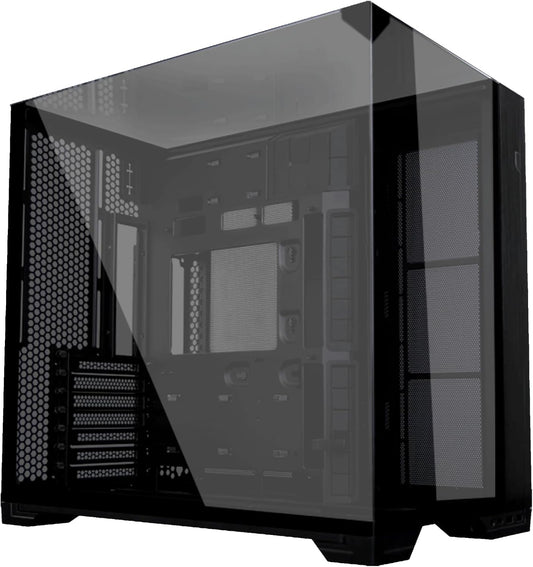 O11 Vision Compact Black-Steel-Tempered Glass ATX Mid Tower Computer Case-Back Connect Support-O11Vpx