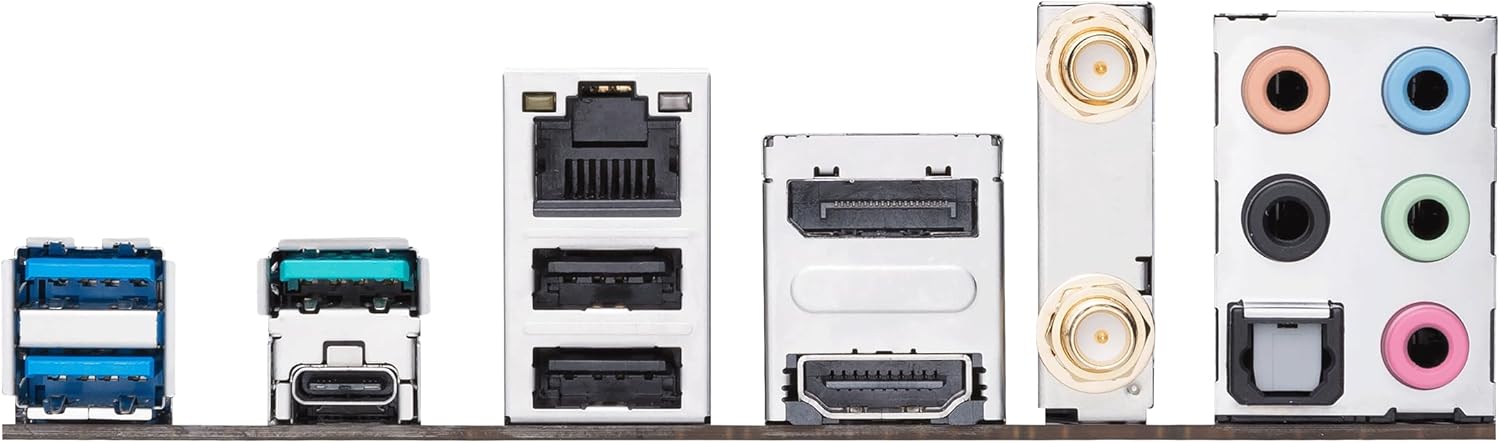 Prime B550-PLUS AC-HES AMD AM4 (3Rd Gen Ryzen) ATX Motherboard (Dual M.2, Pcie4.0, WIFI5, 1Gb Ethernet, SATA 6 Gbps, USB 3.2 Gen 2 Type-C, Front USB 3.2 Gen 1 Type-C and CEC Tier II Ready)