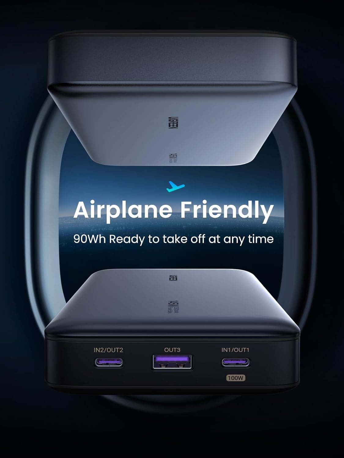 Power Bank 25,000Mah 145W Laptop Portable Charger, Nexode 3-Port USB C PD Battery Pack, for Macbook Pro/Air, Dell XPS, Iphone 16/15/14, Galaxy S24, Steam Deck, Ipad, and More