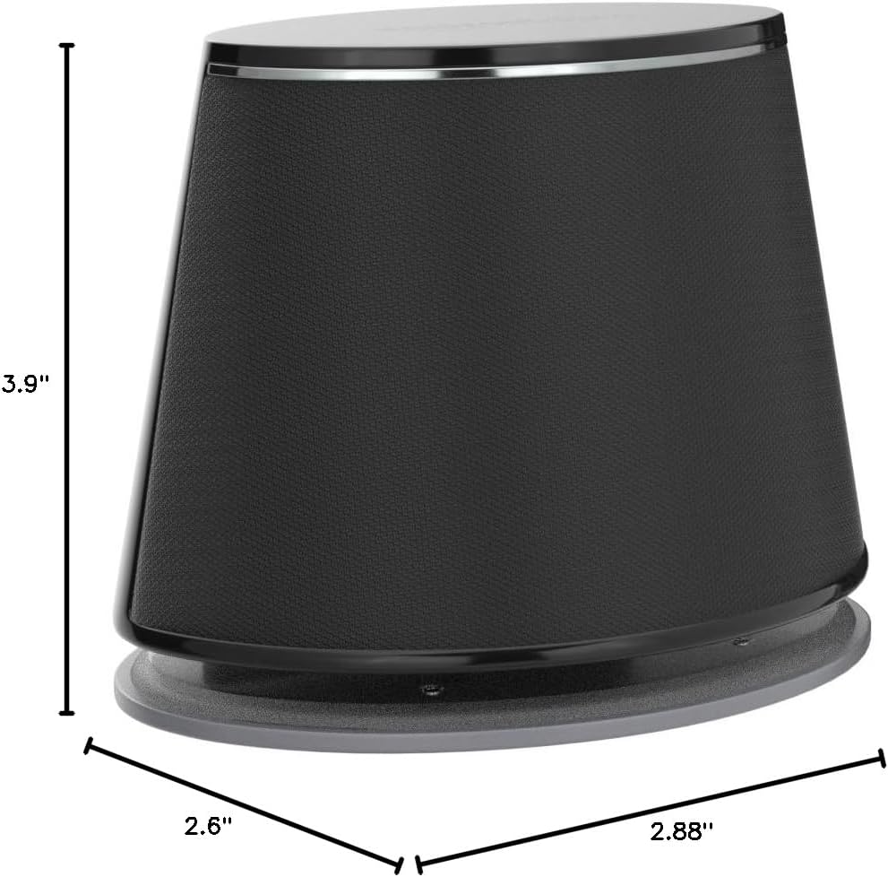 Stereo 2.0 Speakers for PC or Laptop, 3.5Mm Aux Input, Usb-Powered, 1 Pair, Black