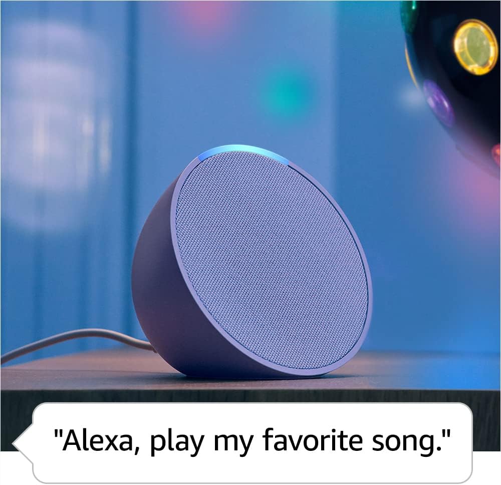 Echo Pop (Latest Model) - Compact Alexa Speaker, Ideal for Any Space, Midnight Teal