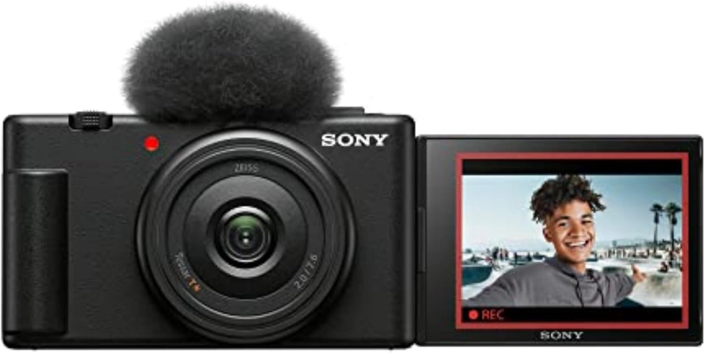 ZV-1F Vlog Camera for Content Creators and Vloggers Black