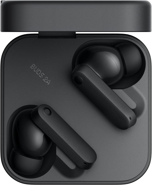 CMF Buds 2A Wireless Earbuds Active Noise Cancelling 42Db Hybrid ANC Bluetooth Headphones, 12.4Mm Dynamic Driver for Big Bass, 4 Mics Clear Calls, Sport Ear Buds for Iphone, Android, Dark Grey