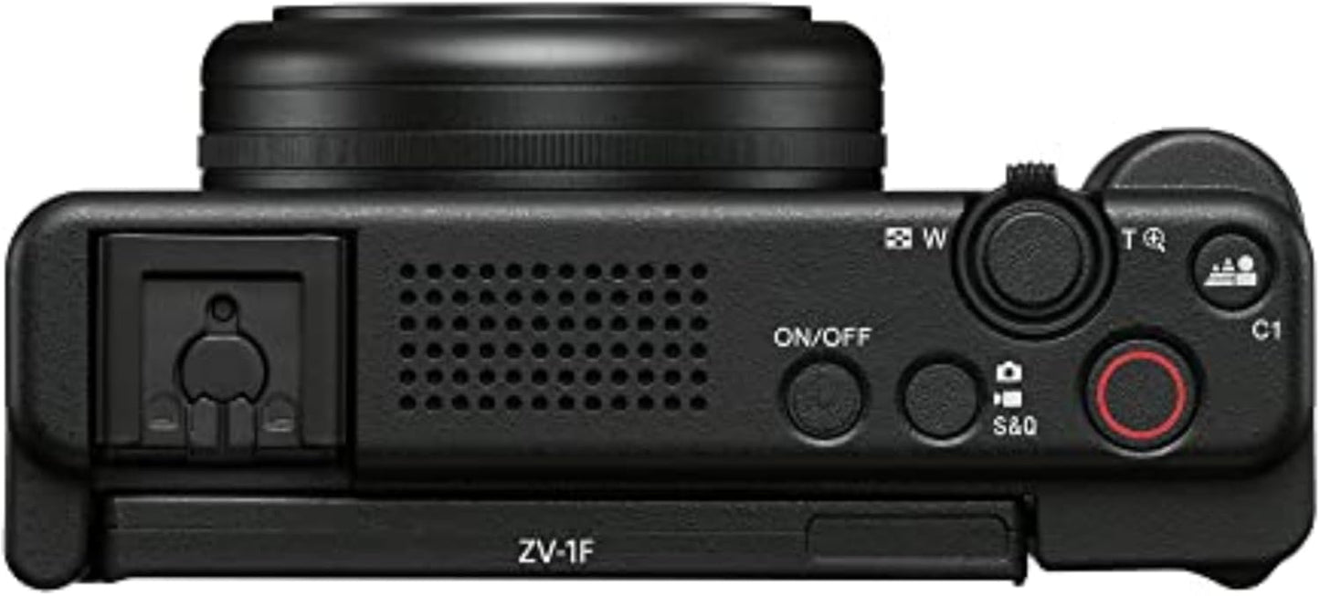 ZV-1F Vlog Camera for Content Creators and Vloggers Black