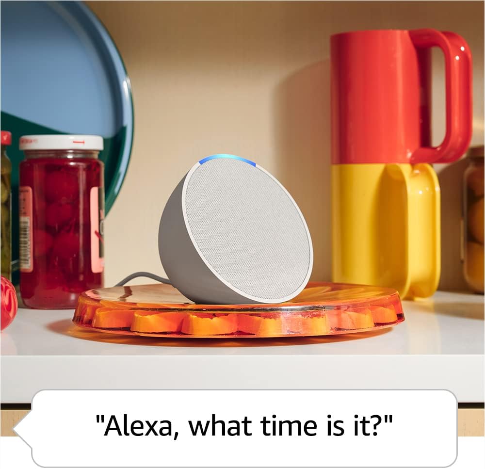 Echo Pop (Latest Model) - Compact Alexa Speaker, Ideal for Any Space, Midnight Teal