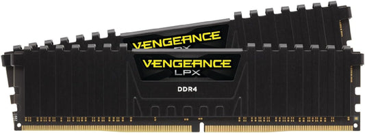 VENGEANCE LPX DDR4 RAM 32GB (2X16Gb) 3200Mhz CL16-20-20-38 1.35V Intel AMD Desktop Computer Memory - Black (CMK32GX4M2E3200C16)
