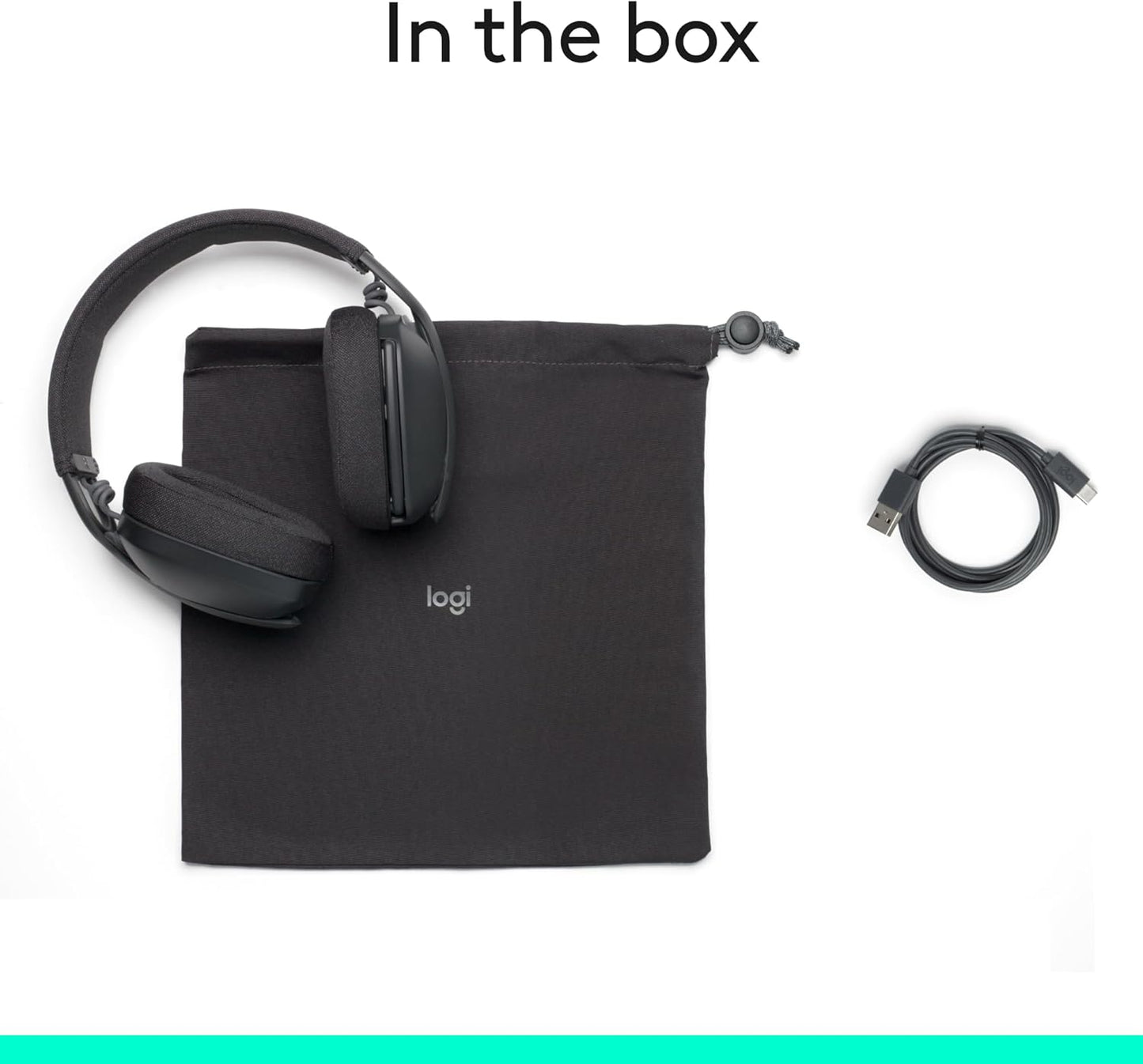 Zone Vibe 100 Lightweight Wireless over Ear Headphones with Noise Canceling Microphone, Advanced Multipoint Bluetooth Headset, Works with Teams, Google Meet, Zoom, Mac/Pc - Graphite
