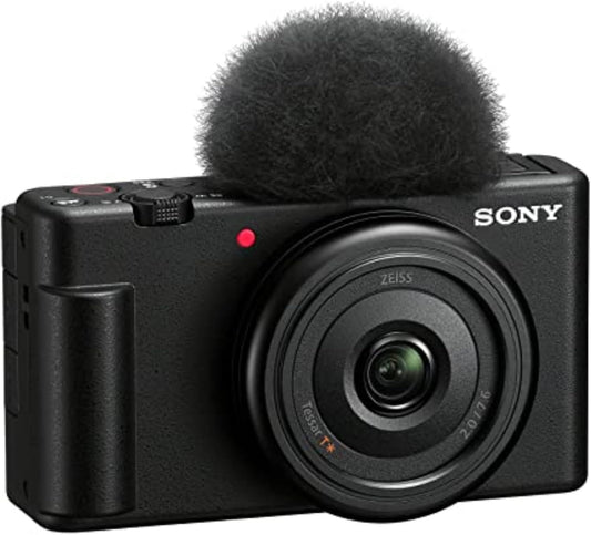 ZV-1F Vlog Camera for Content Creators and Vloggers Black