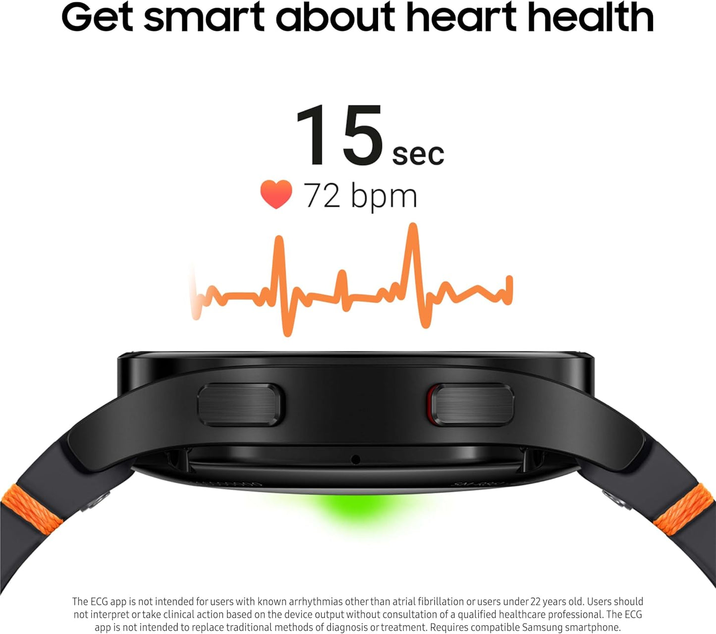 Galaxy Watch FE 40Mm Bluetooth AI Smartwatch W/Fitness Tracking, BIA Sensor, Personalized HR Zones, Heart Rate Tracker, Sleep Monitor, 2024, Black [US Version, 1Yr Manufacturer Warranty]