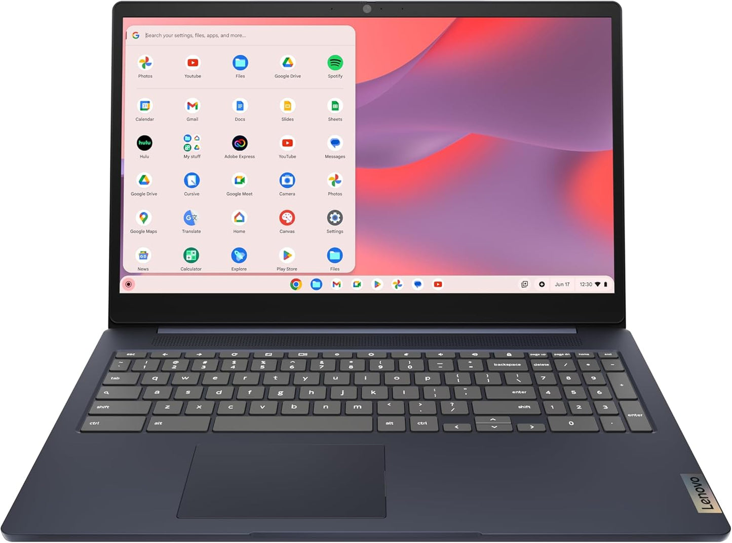 Ideapad 3I Chromebook, 15.6” FHD Display, Intel Celeron N4500, 8GB RAM, 64GB Emmc, 1920X1080 Px, 720P Camera, Chrome OS, Abyss Blue
