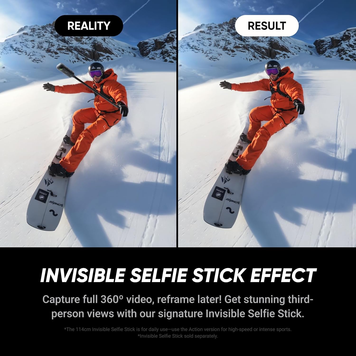 X5 - Waterproof 8K 360° Action Camera, Leading Low Light, Invisible Selfie Stick Effect, Rugged and Replaceable Lens, 3-Hour Battery, Built-In Wind Guard, Stabilization, Triple AI Chip Design