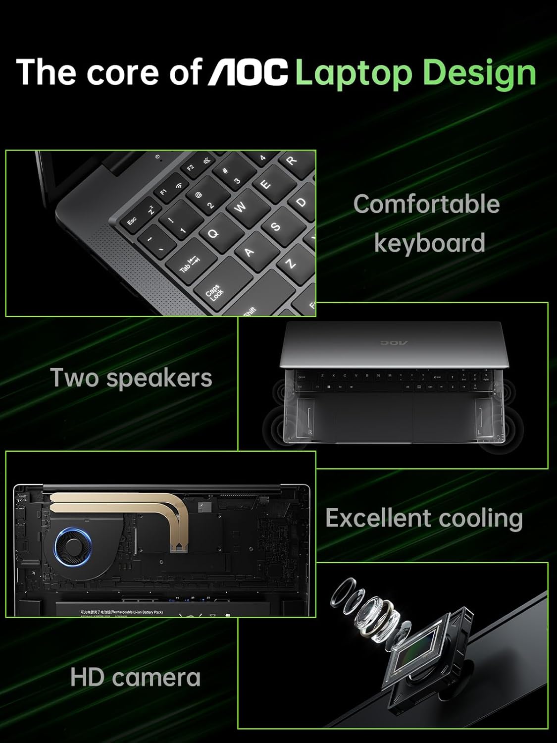 Laptop with AMD Ryzen 7 5700U Processor(8C/16T, up to 4.3Ghz), 16.1“ FHD Display Laptop Computer with 16GB RAM 512GB Nvme SSD, Wifi 6, BT5.2, USB3.2, 53Wh Battery,Backlit Keyboard,Type-C