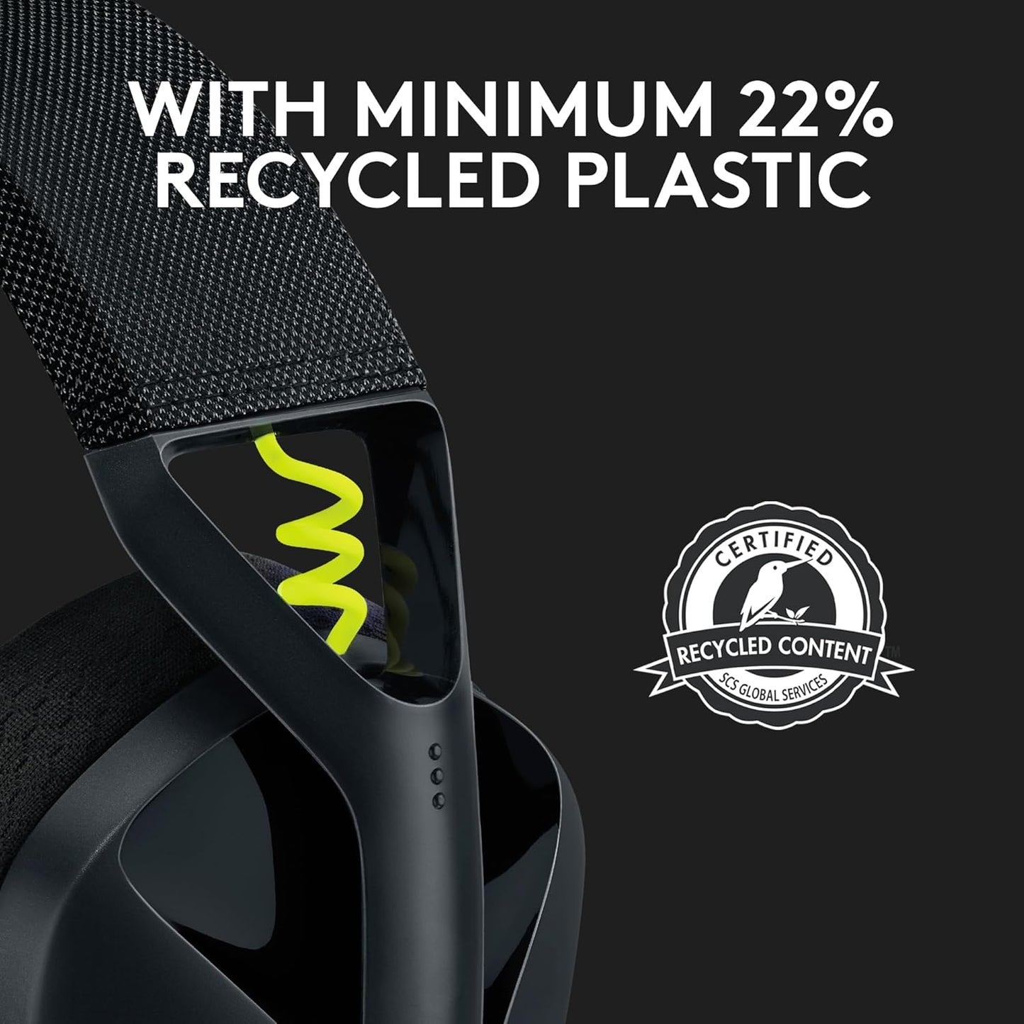 435 LIGHTSPEED Wireless Bluetooth Gaming Headset - Lightweight, Built-In Mics, 18H Battery, Compatible with Dolby Atmos, PC, PS4, PS5, Nintendo Switch, Mobile - Black