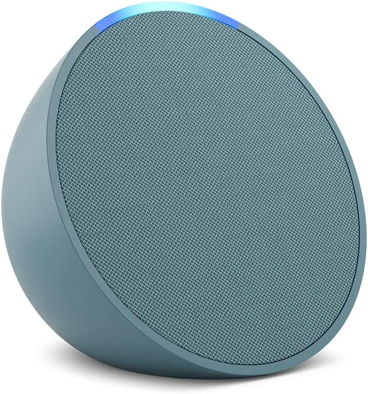 Echo Pop (Latest Model) - Compact Alexa Speaker, Ideal for Any Space, Midnight Teal