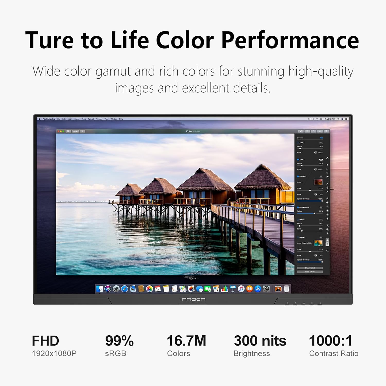 27" Monitor 120Hz FHD 1920 X 1080P IPS PC Computer Desktop Gaming Display Built-In Speaker, Eyes Care, Height/Pivot Adjustable, HDMI, VGA, VESA Mountable - Black, 27D1FR