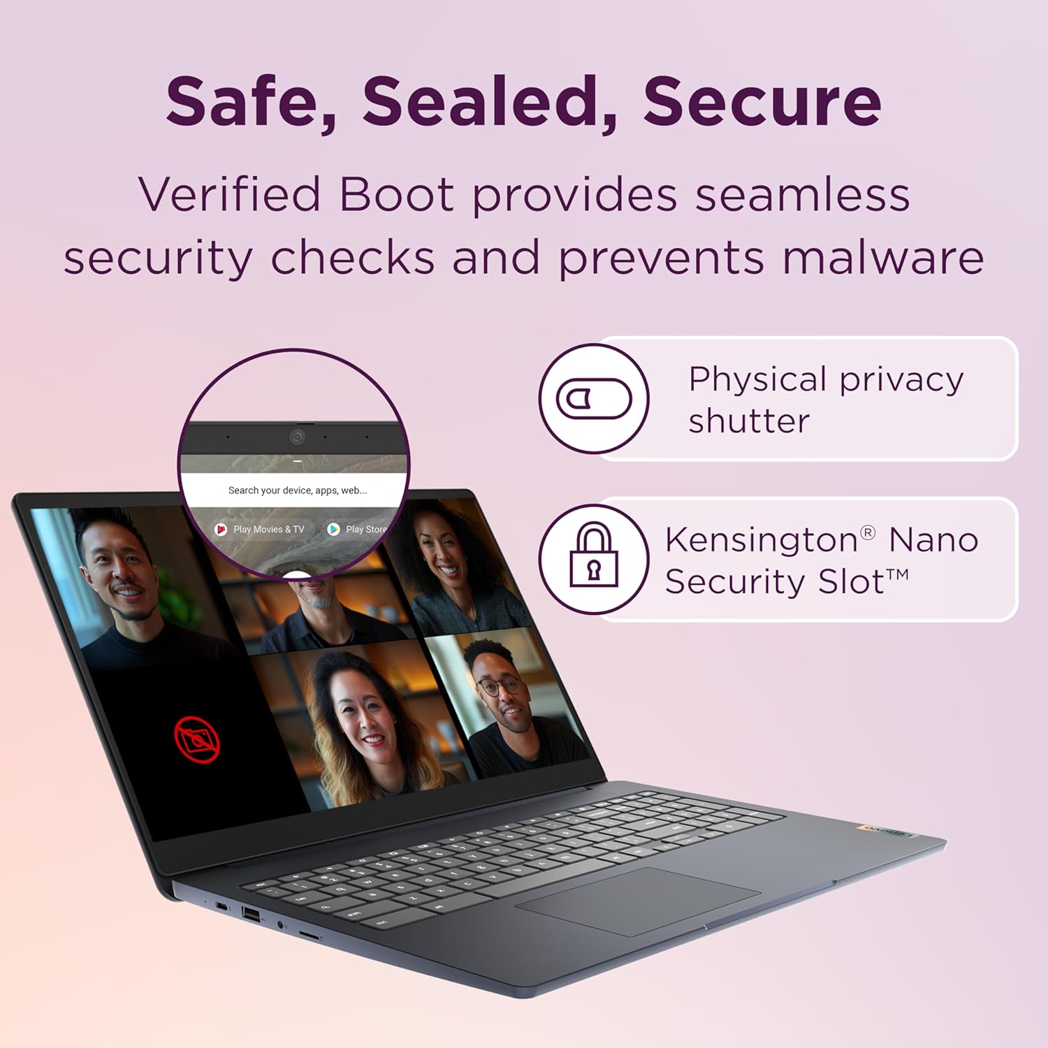 Ideapad 3I Chromebook, 15.6” FHD Display, Intel Celeron N4500, 8GB RAM, 64GB Emmc, 1920X1080 Px, 720P Camera, Chrome OS, Abyss Blue