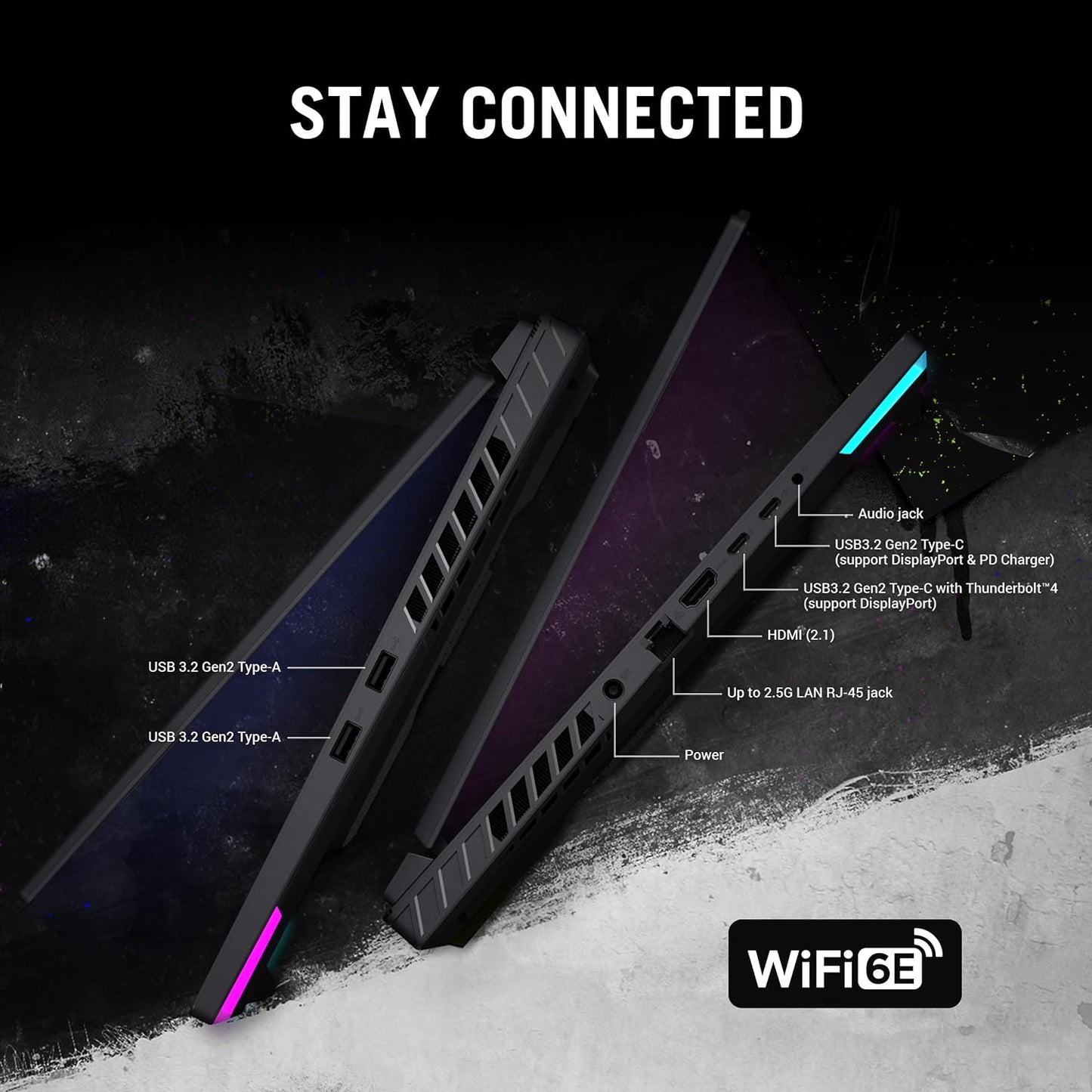 ROG Strix G16 Gaming Laptop, 165Hz Display, NVIDIA® Geforce RTX™ 4060, Intel Core I7-13650Hx, 16GB DDR5, 1TB Pcie Gen4 SSD, Wi-Fi 6E, Windows 11, G614JV-AS74