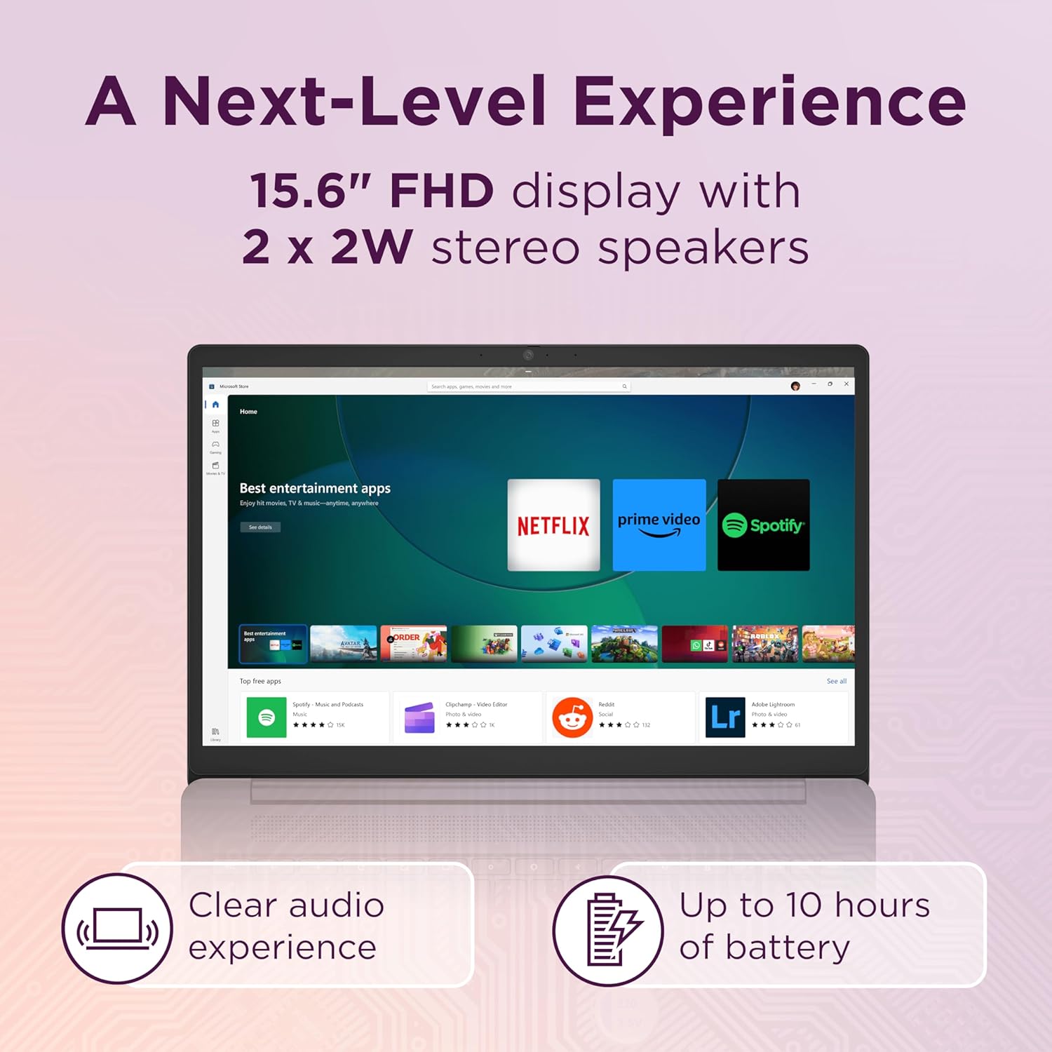 Ideapad 3I Chromebook, 15.6” FHD Display, Intel Celeron N4500, 8GB RAM, 64GB Emmc, 1920X1080 Px, 720P Camera, Chrome OS, Abyss Blue