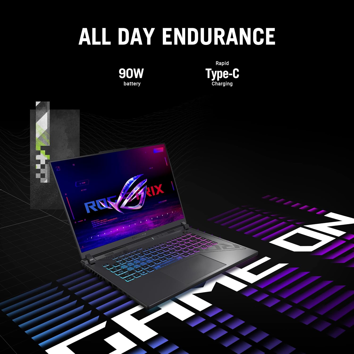 ROG Strix G16 Gaming Laptop, 165Hz Display, NVIDIA® Geforce RTX™ 4060, Intel Core I7-13650Hx, 16GB DDR5, 1TB Pcie Gen4 SSD, Wi-Fi 6E, Windows 11, G614JV-AS74
