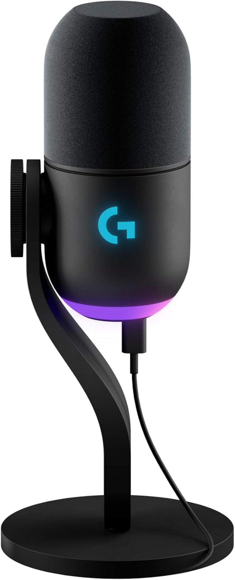 Yeti GX Dynamic RGB Gaming Microphone, Podcast Microphone with LIGHTSYNC, Blue VOICE, G HUB Control, USB Plug and Play - Black